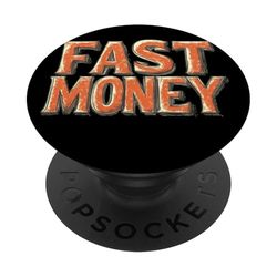 Emblema divertido de discurso de dinero rápido PopSockets PopGrip Adhesivo