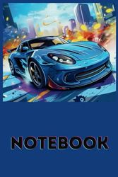 Notebook: racing car notebook