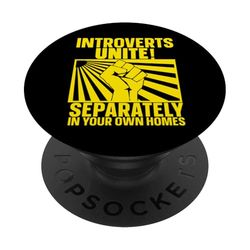 Introverts Unite PopSockets PopGrip Adhesivo