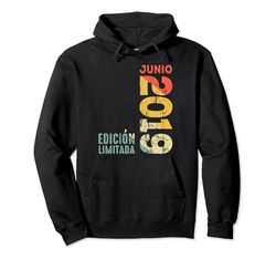 Junio 2019 Retro 2019 Año 2019 Vintage 2019 Desde 2019 Sudadera con Capucha