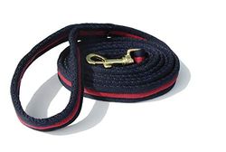 Rhinegold Padded Leadrope,Navy/Burgundy