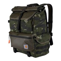 Carhartt Rugzak, uniseks, met een nylon rolsluiting aan de bovenkant, robuust en waterbestendig, Eén Maat
