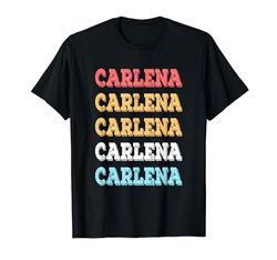 Carino regalo personalizzato Carlena Nome personalizzato Maglietta