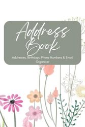 Address Book: Address. Birthday, Phone Number and Email Organizer