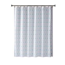 SKL Home by Saturday Knight Ltd. Cortina de Ducha de Tela, poliéster, Aguamarina, 182 x 182 cm