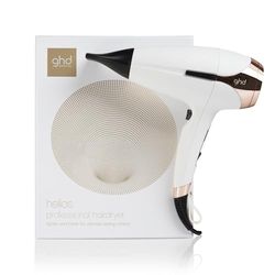 ghd - Sèche-cheveux ghd Helios - Sèche-cheveux professionnel (Blanc) - Puissant et précis - Cheveux sans frisottis et 30% plus brillants - Recommandé par les coiffeurs - Idéal tous types de cheveux