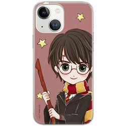 ERT GROUP mobiltelefonfodral för Iphone 13 MINI originalt och officiellt licensierat Harry Potter mönster Harry Potter 030 Vit optimalt anpassad, fodral tillverkad av TPU-plast