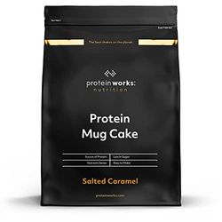 Mug Cake Protéiné | Caramel Salé | Nutritif, Doux et Délicieux | Protein Works | 500g