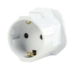 Fixapart EL-TRAVEL01 Adaptador e inversor de Corriente - Fuente de alimentación (Interior, Universal, Color Blanco, AC1-to-AC2)