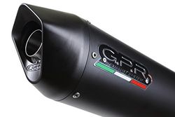 GPR EXHAUST SYSTEM Y.183.FUNE Impianto Completo Omologato e Catalizzato Compatibile con YAMAHA XSR 700 2015/16 Furore Nero 2 in 1