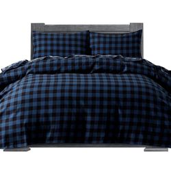 Elegant Comfort Parure de lit 4 pièces Douce en Flanelle 100% Coton Turc, de qualité supérieure, Drap-Housse à Poches Profondes, Ultra Doux, Confortable, Chaud et Anti-Bouloches, lit Simple XL,