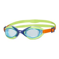 Zoggs Kids Sonic Air Junior met UV-bescherming en anti-condens zwembril -, 6-14 jaar, blauw/groen/oranje