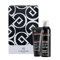 Collistar Cofanetto Uomo, Schiuma da Barba 200 ml + Balsamo Dopobarba 100 ml, Set Regalo Rasatura, Pelli Sensibili, Idratante e Lenitivo, Senza Alcool