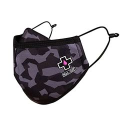 Muc-Off Urban Camo Face Mask, Small - Reusable Face Mask with Filter, Washable Face Covering - Adjustable Cotton Mask for Men and Women