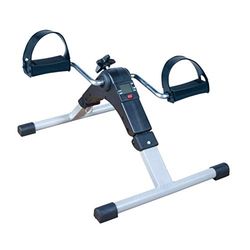 Patterson Medical Pedale ginnico con display digitale, divertente cyclette compatta con display digitale per monitorare i progressi negli allenamenti di braccia e gambe