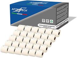 Aftertech 30x 99015 54 x 70 mm Compatible Adhesive Labels Rolls (320 Labels/Roll = 9600 Total) for Dymo LabelWriter Seiko SLP Printer Labeling Machines S0722440 30x99015