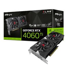 PNY GEFORCE RTX™ 4060 Ti 8GB XLR8 Gaming VERTO Triple Fan Edition Graphics Card DLSS 3