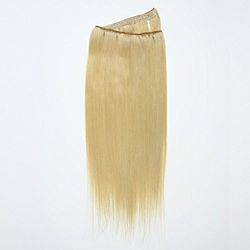 I&K 18” Onepiece QuickFit 100% Human Hair Extensions 22-Medium Blonde 18 inches