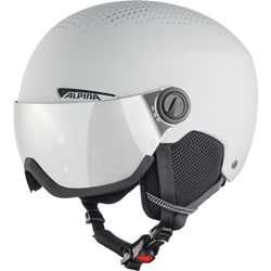 ALPINA Unisexe - Adultes, ARBER Visor Q-Lite Casque de Ski, Grey Matt, 58-61 cm