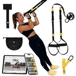 TRX GO Suspension Trainer - Slingtrainer voor de professional die vaak reist of voor elk fitnesstraject - TRX Training Club-app - Grijs