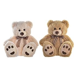 DKD Home Decor Orsacchiotto, Poliestere, Beige, Marrone, Estándar