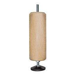 Margot Camaleonte Regolabile – Set di 4 Piedi di Rete, Legno, Vernice Naturale, 5,5 x 5,5 x 18 cm