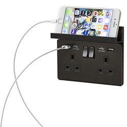 Knightsbridge 2GPHBK 2G Support de téléphone pliable Noir