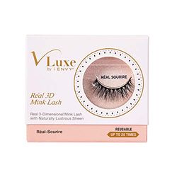 I-ENVY V Luxe 3D Realmink Lash/Pestaña Real Sourire (Vler05), Pelaje de visón, No Aplica