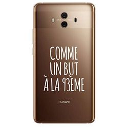 ZOKKO obudowa Huawei Mate 10 as A But at 93th - Miękka przezroczysta biały atrament