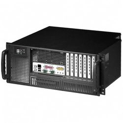 Techly 307377 Industrieel chassis Rack 19"/Desktop 4U Ultra Compact Zwart Zwart