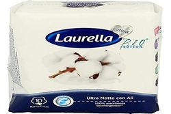 Laurella Assorbenti Ultra Ali Notte Cotone, 10Pz