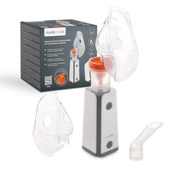 Nuvita 5030 Aerosol Portátil de Pistón con Batería Recargable - Eficaz, Silencioso y Asequible para el Hogar y los Viajes