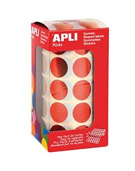 APLI Kids rund - 20 mm redonda rot metallic