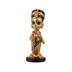 DRW Figuur Nefertite voor kinderen, Egyptische koningin, handbeschilderd, 6 x 3 x 15 cm