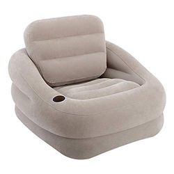 Intex 9568587 Siège Gonflable, PVC, Gris, 97x107x71 cm