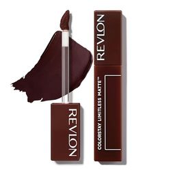 Revlon Rouge à Lèvres, ColorStay Limitless Matte Rouge à Lèvres liquide, Formule Vegan, Sans bavure, Longue tenue, Léger et Confortable, Waterproof, 016 Extra Shot, 5 ml