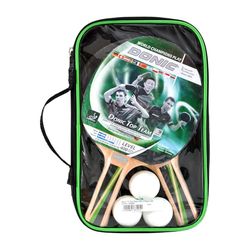 Donic-Schildkröt Set de Tenis de Mesa Top Team 400, 2 Raquetas, 3 Pelotas Calidad 1 Estrella, en Valioso Bolso, Muy Buena Calidad para Ocio, 788495
