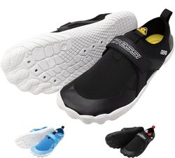 CRESSI Geko Shoes Black/White 44 - Scarpa da Scoglio Unisex Ideale per Un’Esperienza Immersiva nell’Ambiente Acquatico con Una Connessione Diretta al Fondale Marino, Nero/Bianco, 44