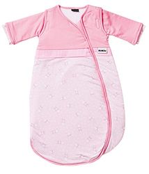 Gesslein 773179 Bubou Saco de dormir para bebé con mangas extraíbles: saco de dormir regulable para todo el año, tamaño bebé/niño 110 cm, conejo rosa/rosa