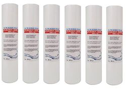 Cartuccia Filtro Acqua Polipropilene A SEDIMENTI 10 Pollici Micron 10 per OSMOSI INVERSA DEPURATORE Acqua Set 6 Pezzi