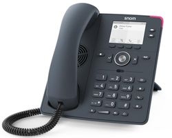Snom D150 leigrijze IP Desk vaste telefoon, 2 SIP-identiteiten, Gigabit Ethernet, PoE, 2,8 grijstinten TFT LCD, SmartLabel-functietoetsen, HD-audio, FritzFon, Fritzbox compatibel