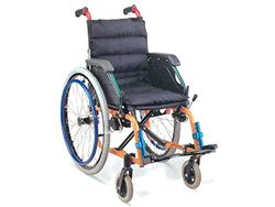 GIMA Fauteuil roulant pour enfant, sedura 35 cm, tissu noir, charge maximale 100 kg