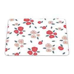 Bonamaison, Rectangle Digital Printed Mouse Pad, Non-Slip Base, for Office and Home, Size: 22 x 18 cm