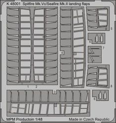 Special Hobby MPMK48001 MPM Detail Set - 1:48 - Spit fire Mk.VC/Seafire Land Flaps Scale Model kit