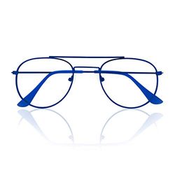 Prontoleggo Occhiali da Lettura Aviator Blu +3,50