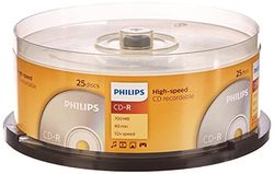 Philips Cd-R 80Min 52X Conf. 25 Campana