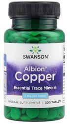 Swanson - Copper, 2mg | Bone and Cardiovascular Health - 300 Tablets