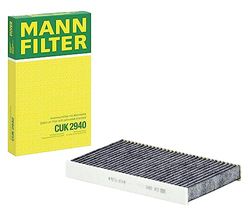 MANN-FILTER CUK 2940 Filtro de habitáculo – filtro de habitáculo com carvão ativo para automóveis