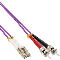 InLine 88502P LWL Duplex kabel, LC/ST, 50/125µm, OM4, 2m