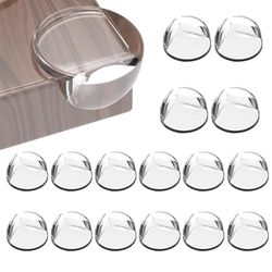 HoneyHolly Lot de 16 Protections d'angle Autocollantes en Silicone pour bébé 2 Formes Protège bébé Contre Les blessures